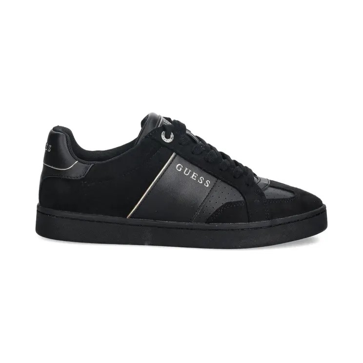 Guess Usa Jrone met geperforeerde details en vlakken “Black” (FLFJR7ESU12)