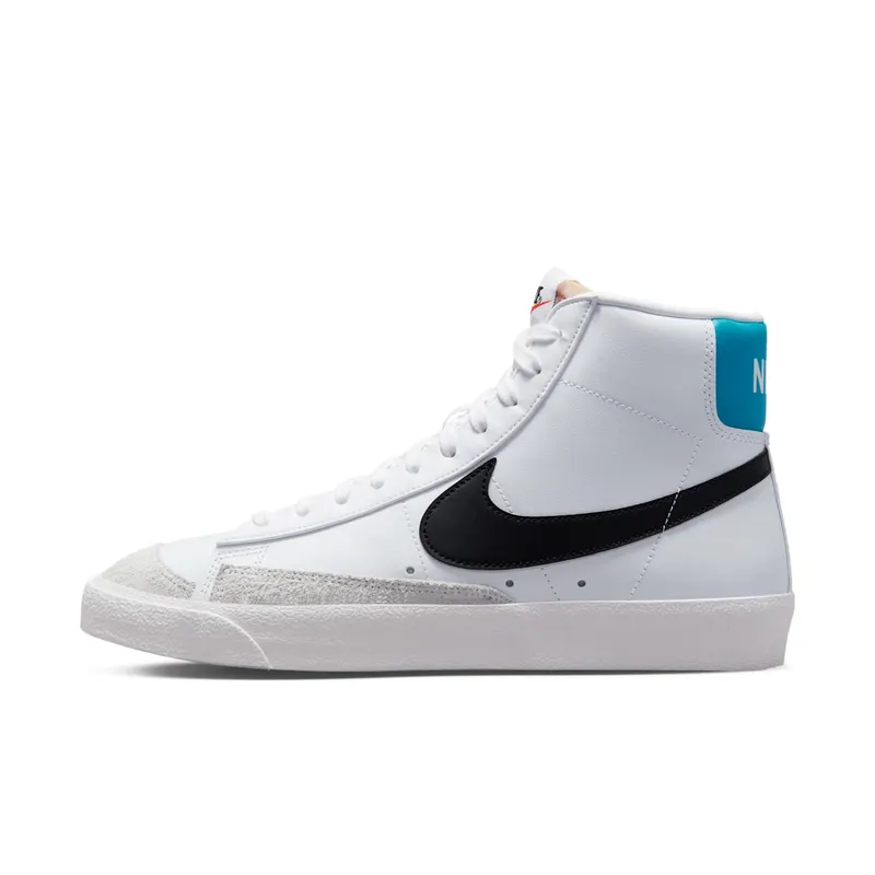 Nike Blazer Mid 77 Vintage White Blue Lightning Black (BQ6806-121)