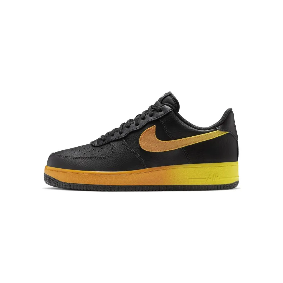 Nike Air Force 1 Low Black Yellow Orange Black/Opti Yellow-Orange Peel (CJ0524-001)