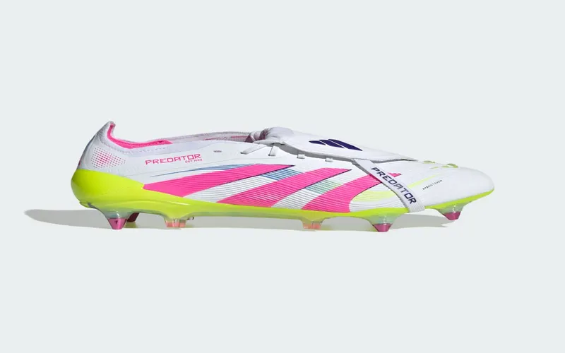 adidas Predator Elite Fold-Over Tongue SG Cloud White Lucid Pink Lucid Lemon (ID8942)