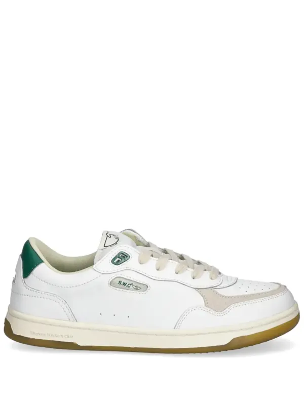 Stepney Workers Club Leren with vlakken – White (YQ01560)