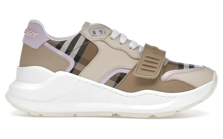 Burberry Ramsey Vintage Check Sneaker Beige Taupe Brown (8049213)