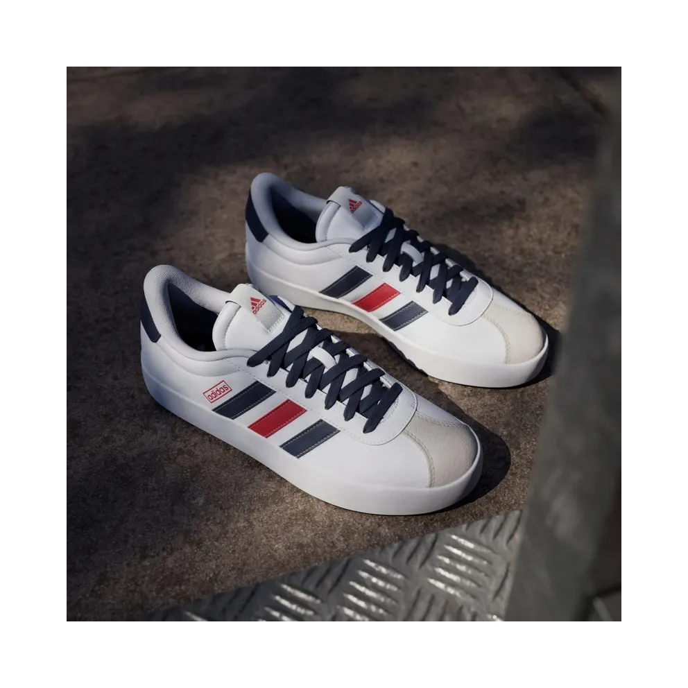 Adidas VL Court 3.0 Cloud White / Team Navy Blue 2 / Better Scarlet (IF4465)