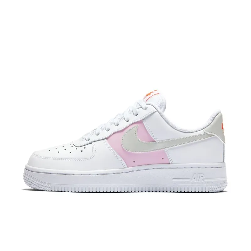 Nike Air Force 1 ’07 SE Premium ‘White Pink Foam’ White/Pink Foam/Total Orange (CZ0369-100)