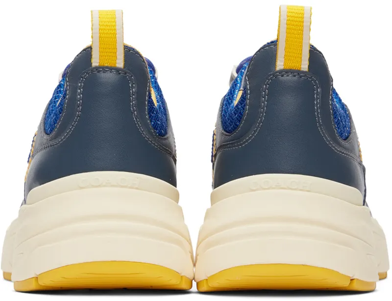 Coach 1941 Blue Leather Tech Runner (C9028)