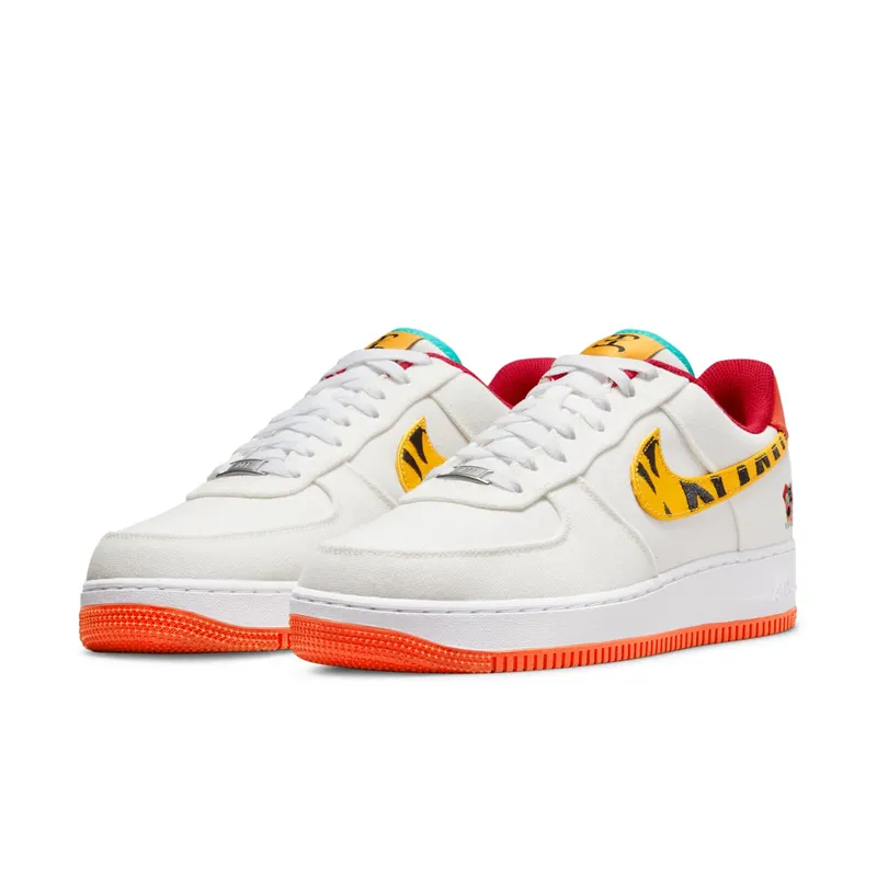 Nike Air Force 1 Low Year of the Tiger – “Sail / University Gold / White / Aurora Green / Orange” (DR0147-171)