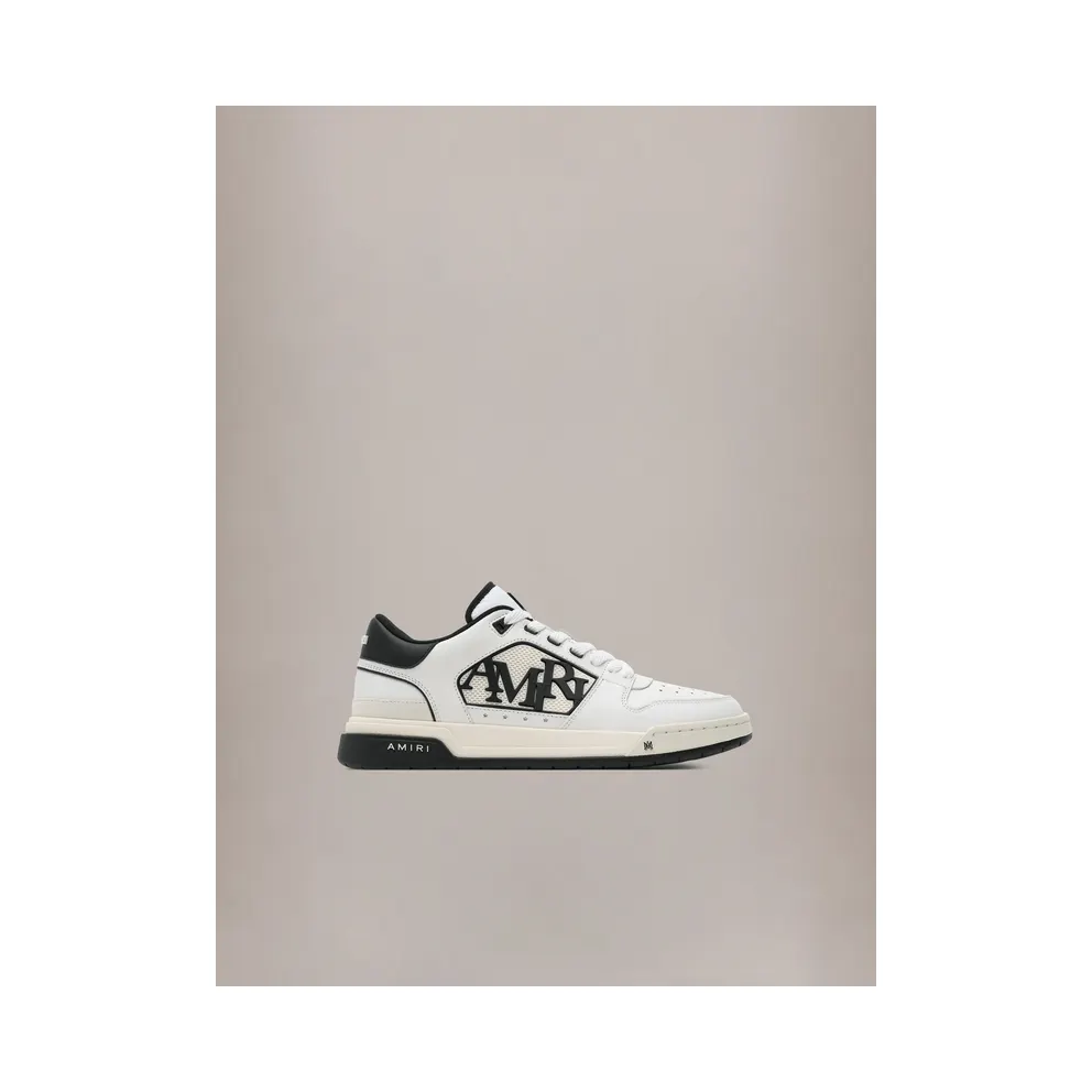 Amiri Classic Low “White Black” (AWFOSR1084-111)