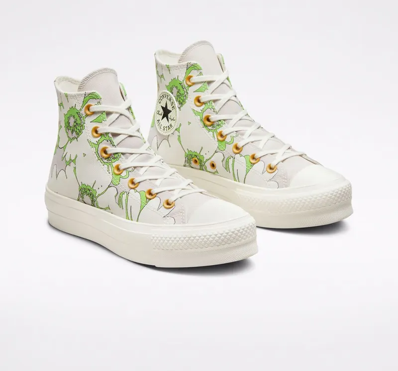 Converse Chuck Taylor All Star Lift Platform Crafted Florals (A00652C)