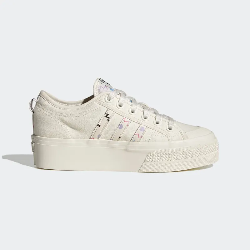 Adidas Nizza Platform Cloud White / Cloud White / Off White (HQ8813)