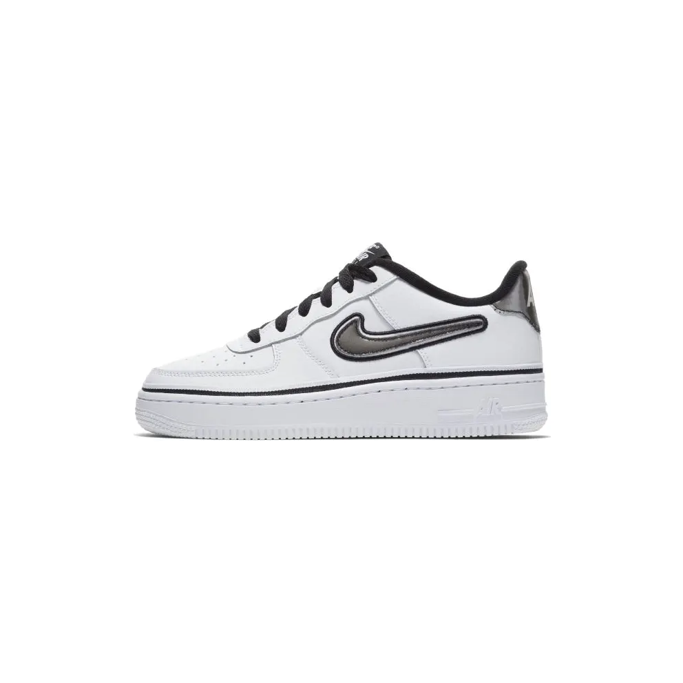Nike Air Force 1 Low NBA White Black (GS) White/White-Black (AR0734-100)