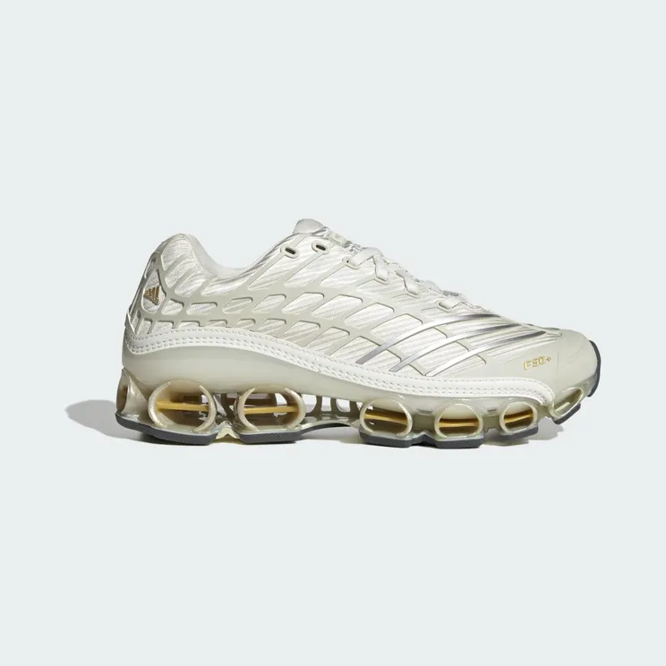 adidas Megaride F50 “Cloud White / Ice Gold Met. / Gold Metallic” (KI4740)
