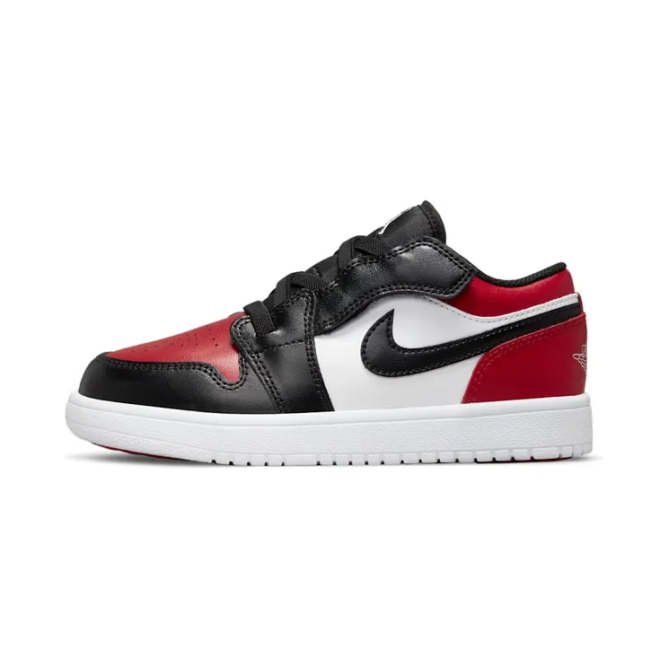 Air Jordan 1 Low Alt Bred Toe (PS) “Gym Red / Black / White” (BQ6066-612)