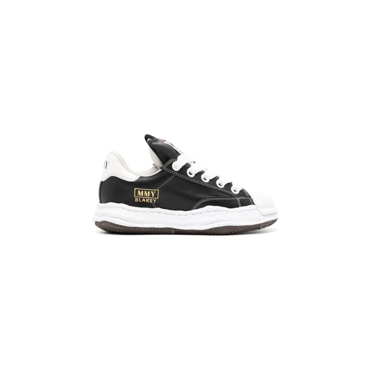 Maison Mihara Yasuhiro Blakey Puffer OG Sole Leather Black White (A12FW723)