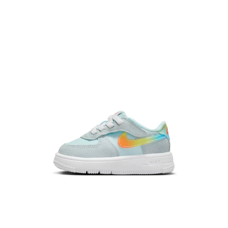 Nike Force 1 Low EasyOn Glacier Blue Light Lemon Twist Aquarius Blue Total Orange (HF4784-474)