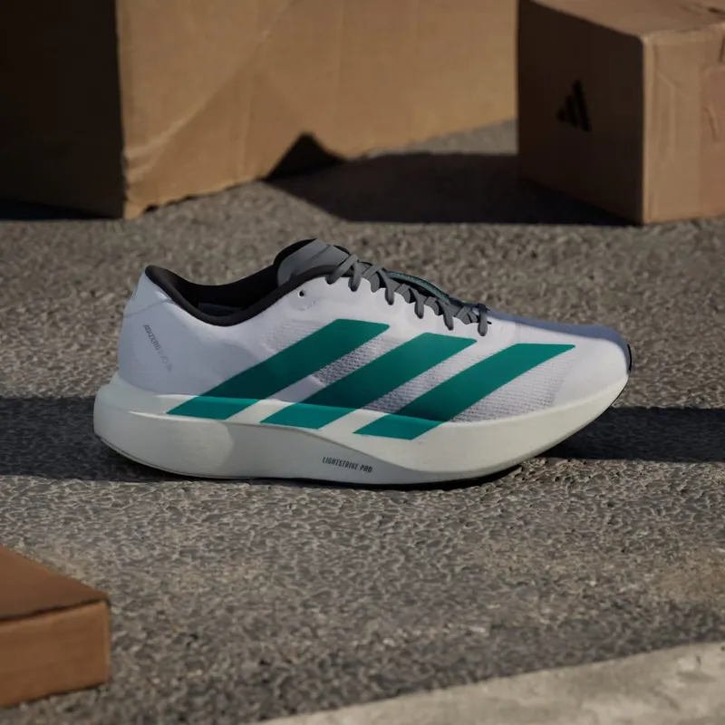 Adidas Adizero EVO SL Cloud White / Pure Teal / Grey Four (JS4487)