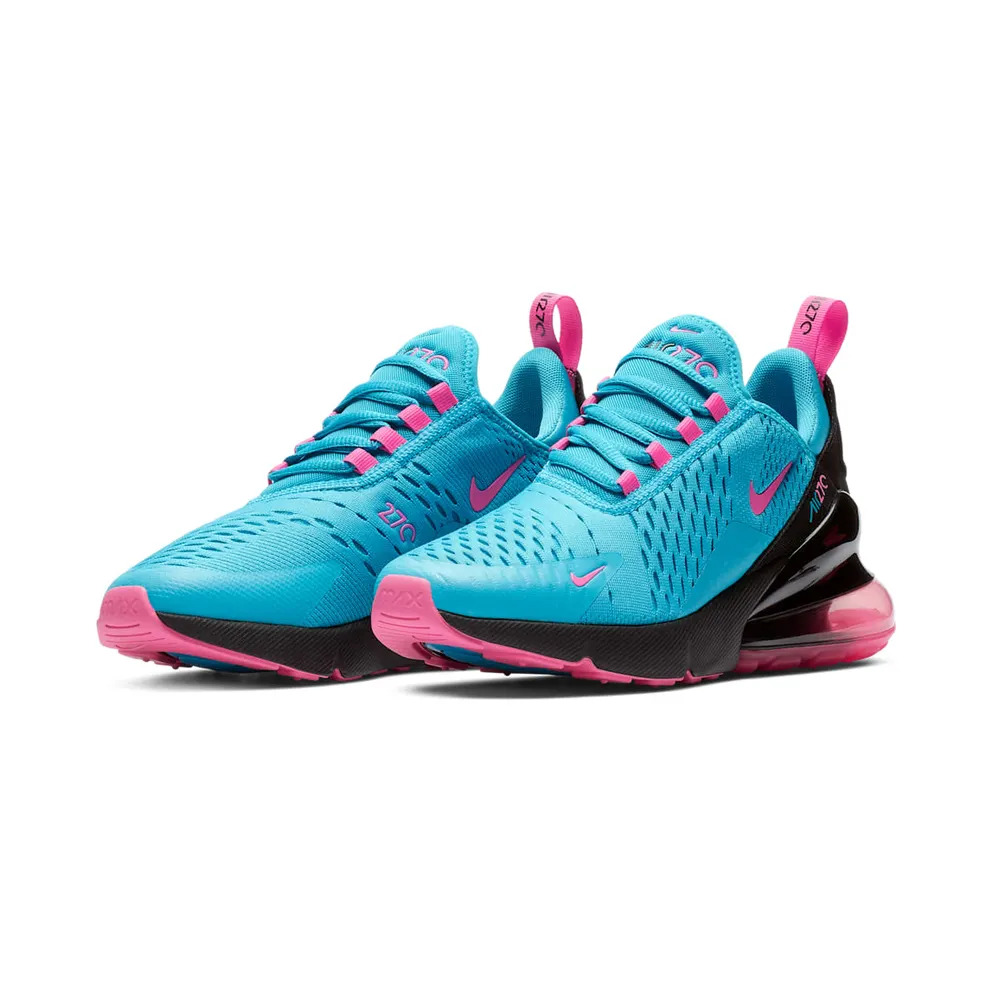 Nike Air Max 270 South Beach (GS) Light Blue Fury/Black-Laser Fuchsia (BV6376-400)