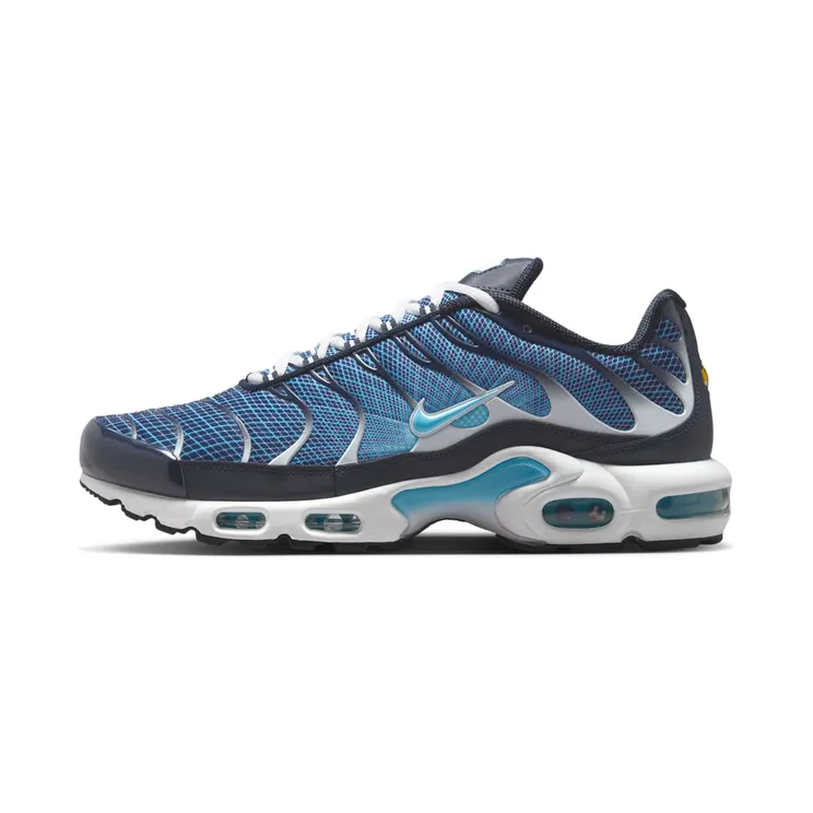 Nike Air Max Plus “Dark Obsidian / White / Black / Blue Chill” (IH4460-400)