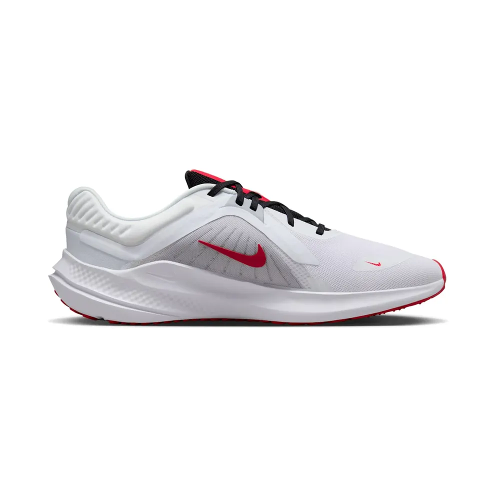 Nike Quest 5 White Light Smoke Grey Black Fire Red (DD0204-104)