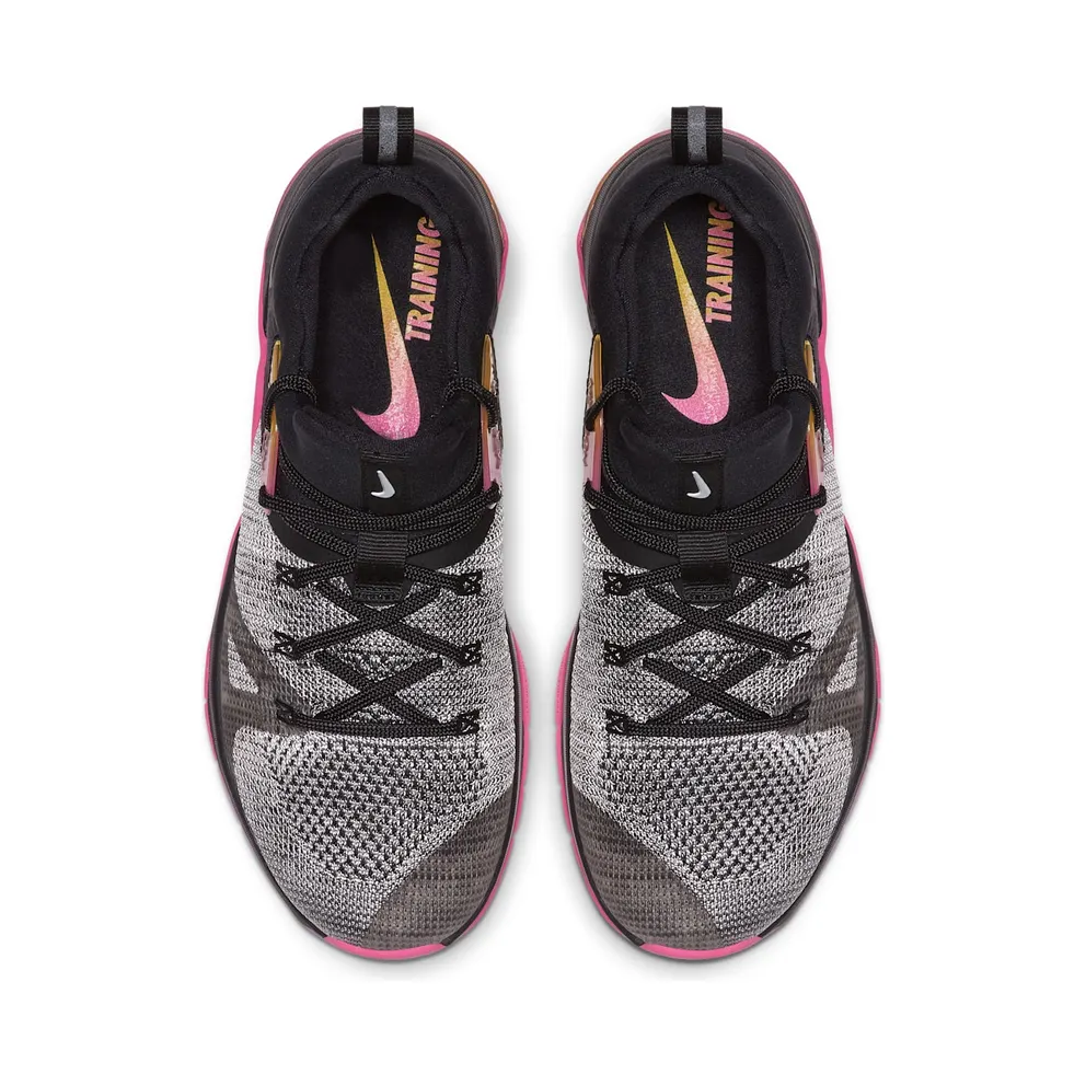 Nike Metcon Flyknit 3 “Black / Laser Fuchsia / White” (AR5623-002)