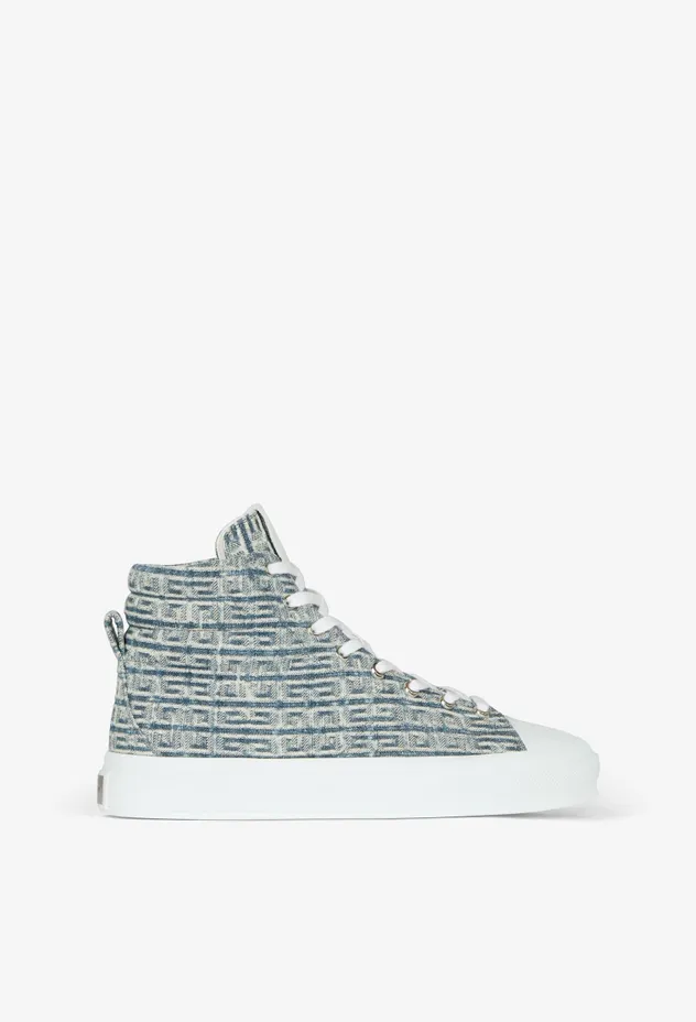 Givenchy City high-top sneakers in 4G jacquard (BH005LH18M-457)
