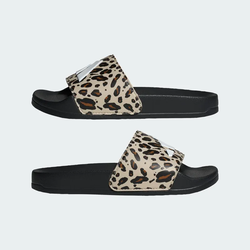 Adidas adilette Shower Logo Slides Kids Crystal Linen / Core White / Core Black (IH9586)
