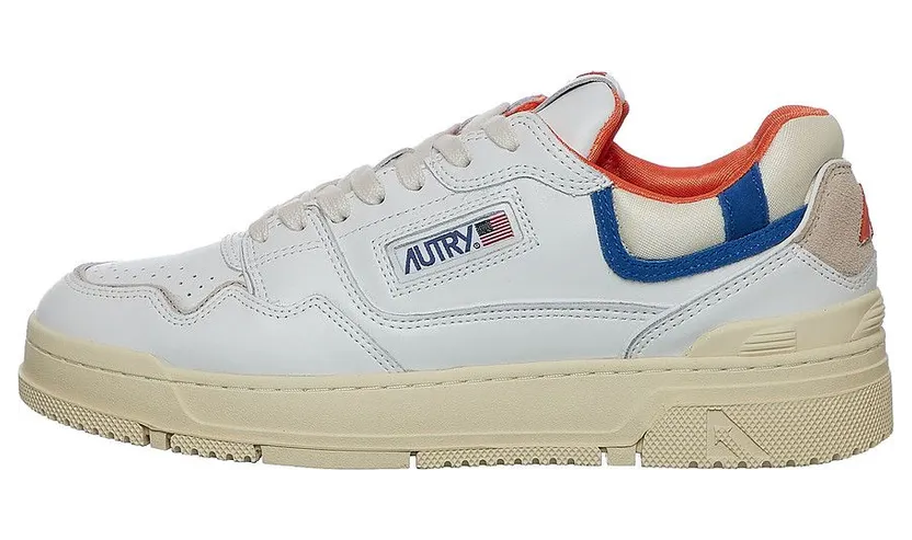 Autry CLC Low White / Orng / Bluette (ROLMMM21) (2)