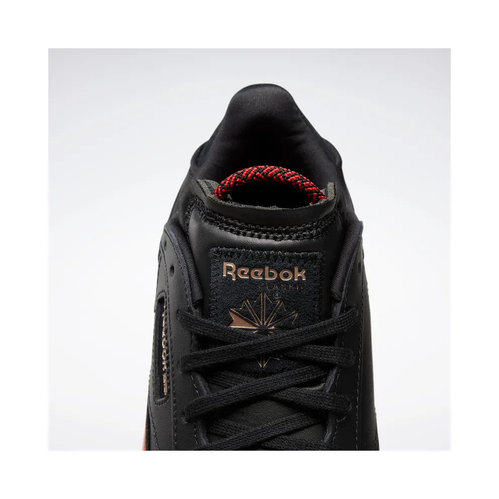 Reebok Cardi B Club C Shoes Core Black / Vector Red / Rose Gold