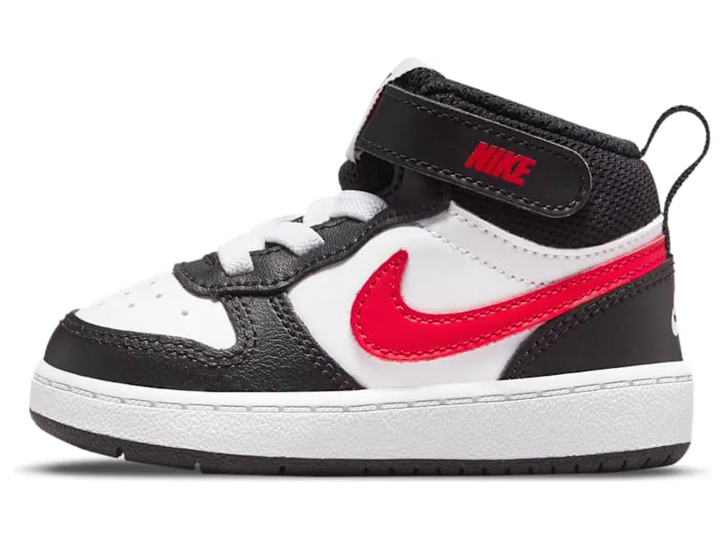 Nike Court Borough Mid 2 White Black University Red (DO5894-161)