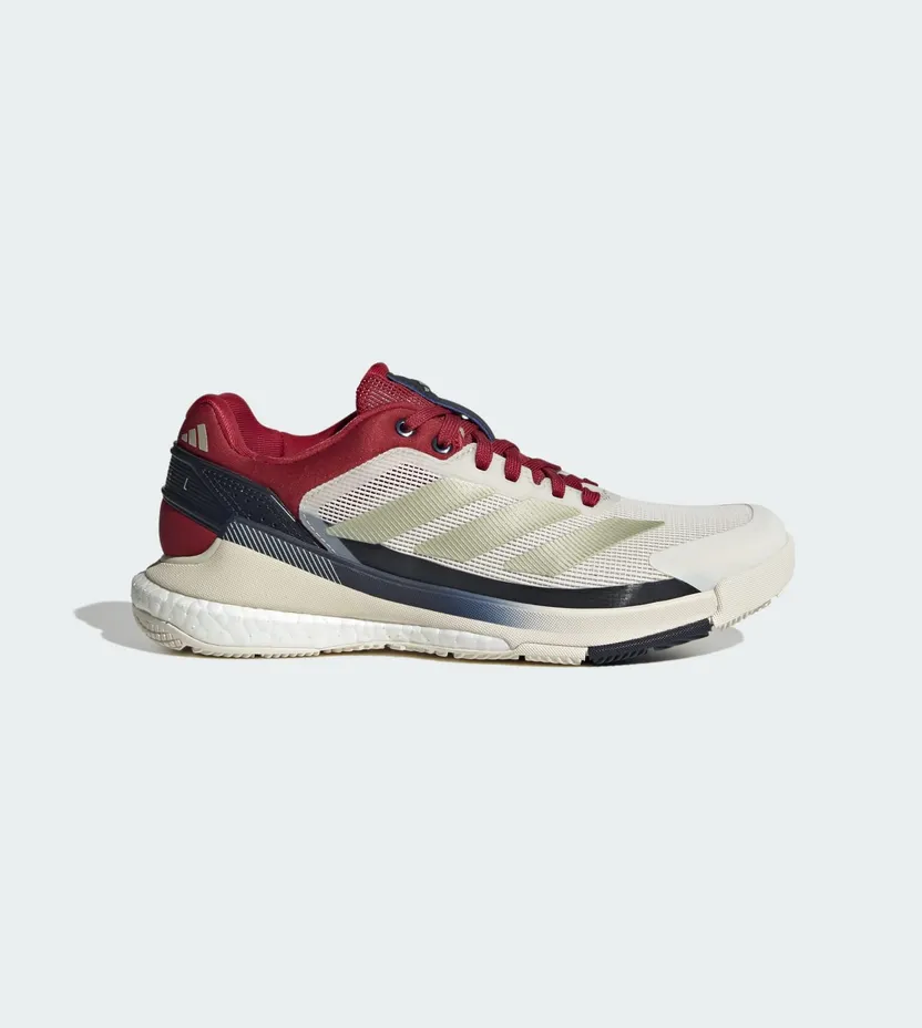 Adidas Crazyquick BOOST Padel Chalk White / Ice Gold Met. / Team Victory Red (KJ3654)