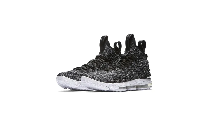 Nike LeBron 15 Ashes Black/White-White (897648-002)