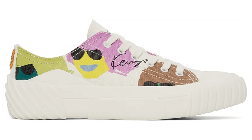 Kenzo White Tribute Sneakers (FC55SN430F73)