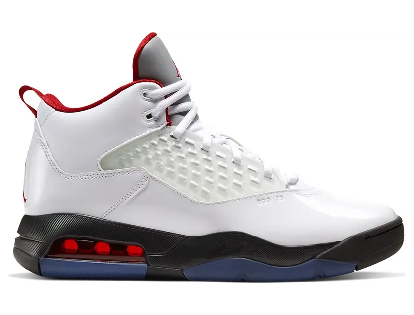 Jordan Maxin 200 White Black Gym Red