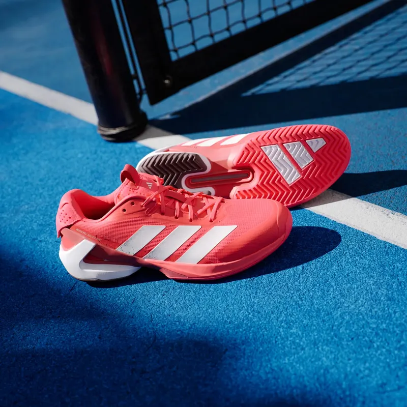 Adidas Adizero Ubersonic 5 Tennis Shoes Lucid Red / Zero Metalic / Aurora Ruby (IH2555)