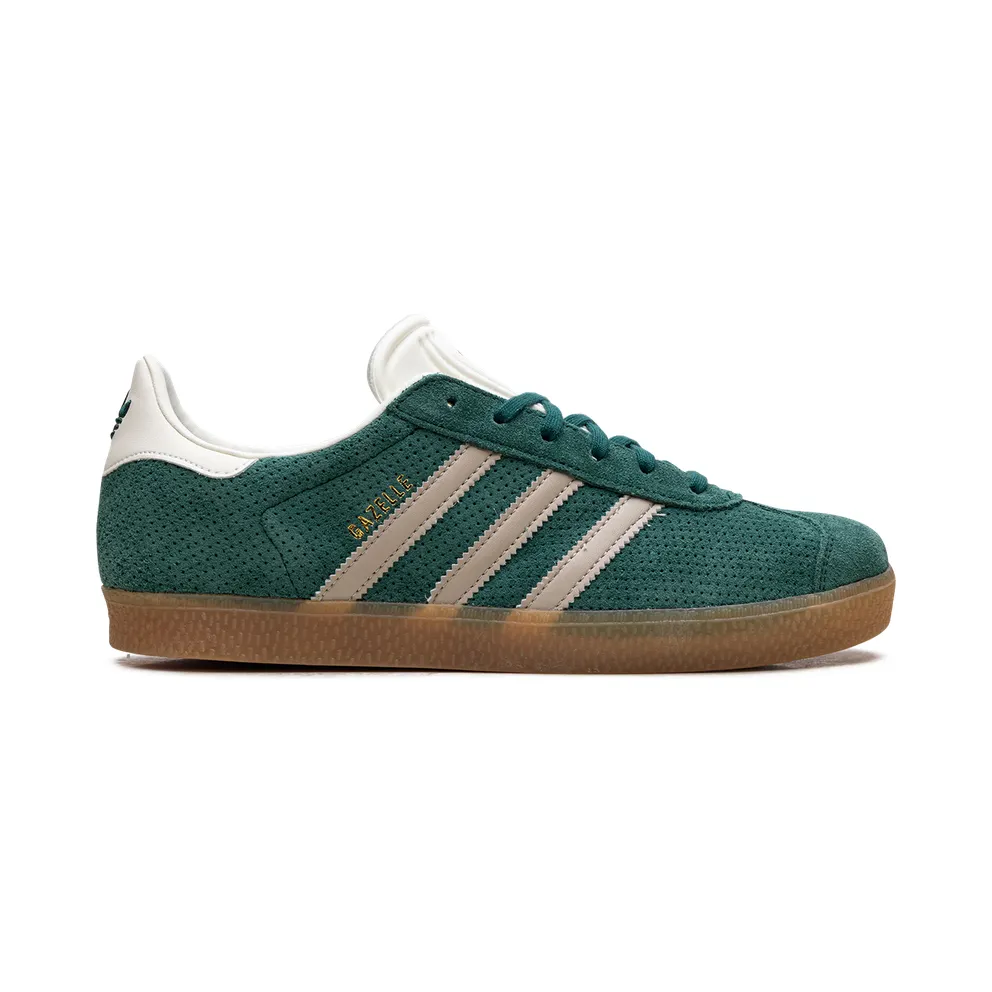 Adidas Gazelle GS “Wonder Beige Collegiate Green” (IF7157)