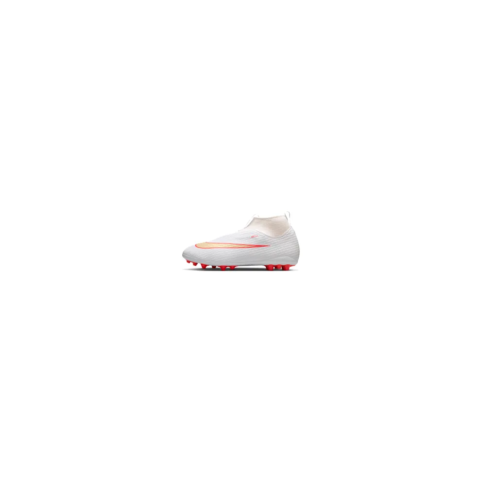 Nike Jr. Mercurial Superfly 11 Academy ‘ Multi-Ground High-Top “White/Bright Crimson/Blur” (IO1528-100)