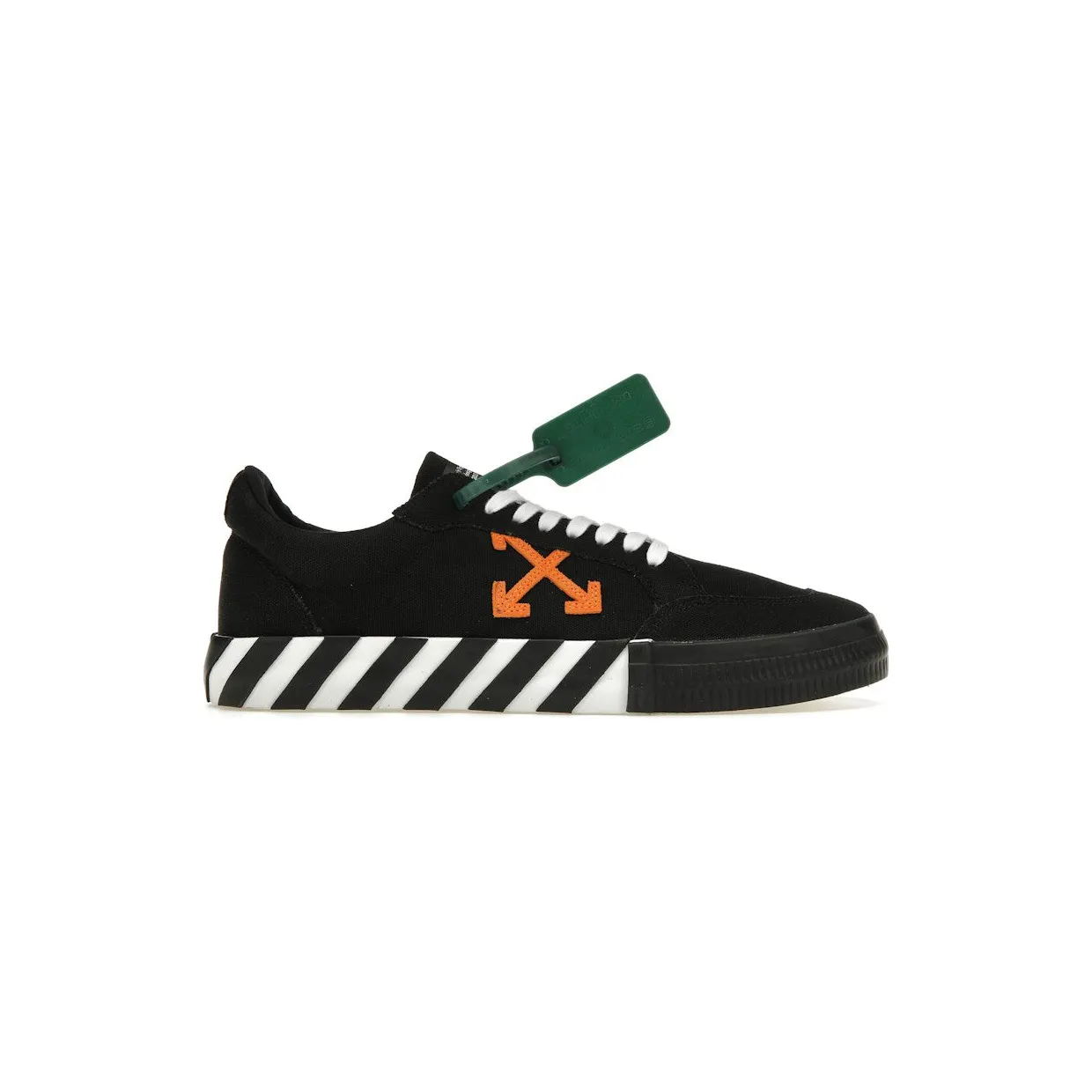OFF-WHITE Vulc Low Top Black Orange (omia085s22fab0011020)