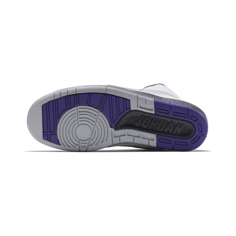 Jordan 2 Retro Dark Concord (GS) White/Dark Concord-Black Wolf Grey (395718-153)
