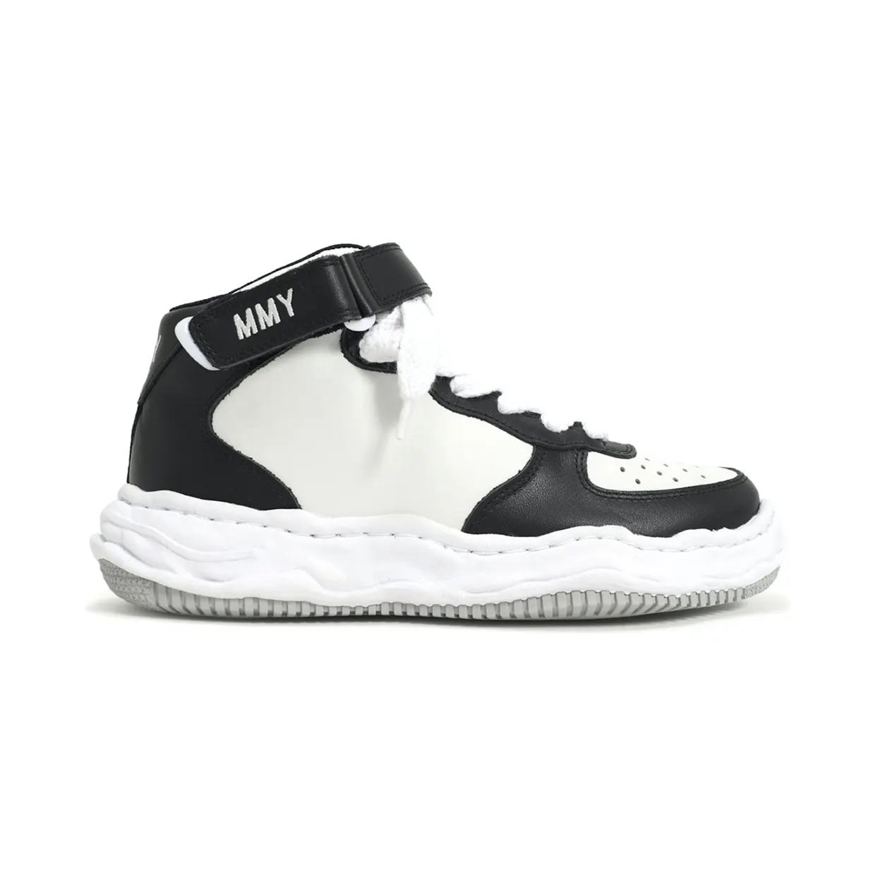 Mihara Yasuhiro Wayne OG Sole High Black White (A08FW705)