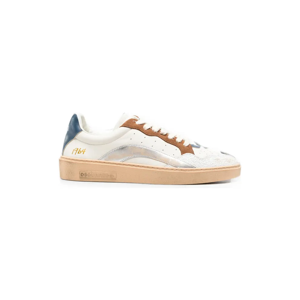 Dsquared2 Distressed Panelled “White/Blue” (SNM0494 01509031 M4293)