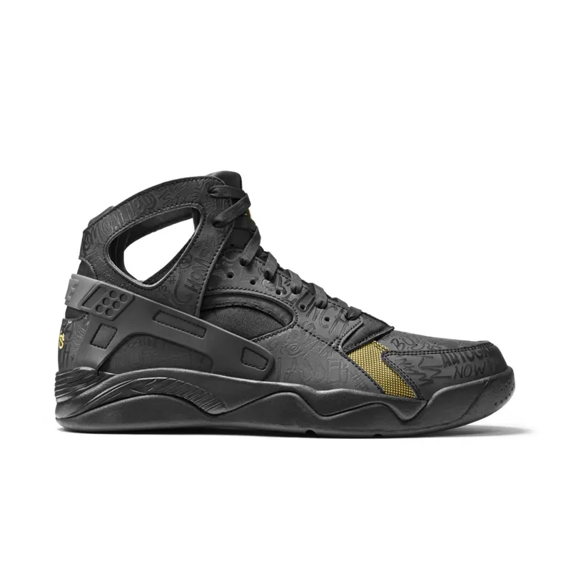 Nike Air Flight Huarache Trash Talk Black/Black-Metallic Gold (686203-002)