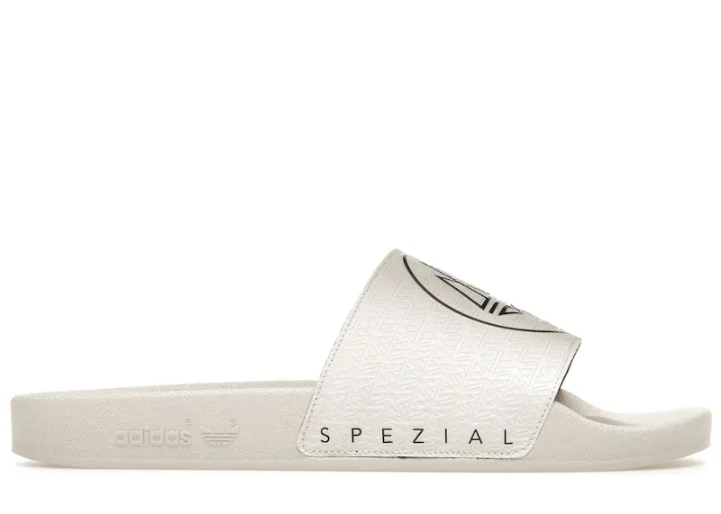 adidas adilette SPZL Slides Chalk White / Core Black / Chalk White (GW8793)