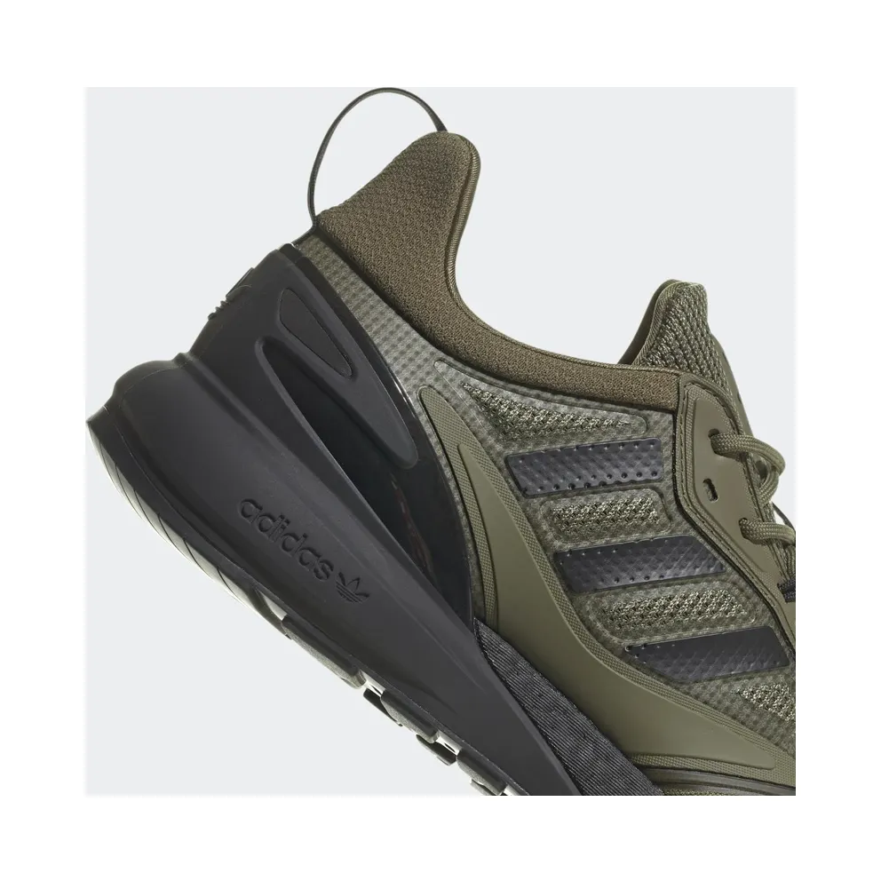 Adidas ZX 2K BOOST 2.0 Focus Olive / Core Black / Orange Rush (GW0518)