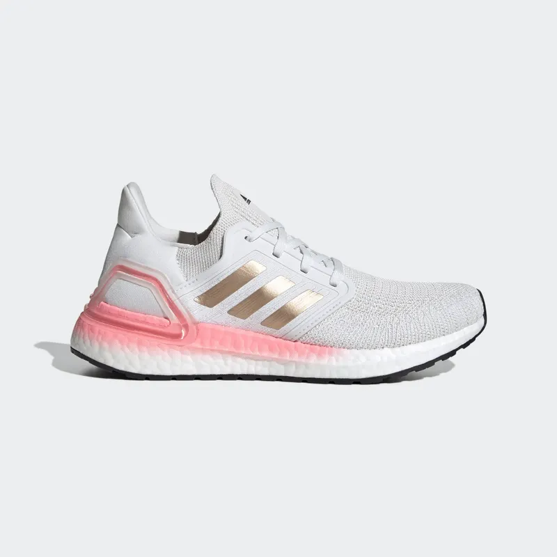 adidas Ultra Boost 20 White Copper Flash Red (W) Crystal White/Copper Metallic/Light Flash Red (EG0724)