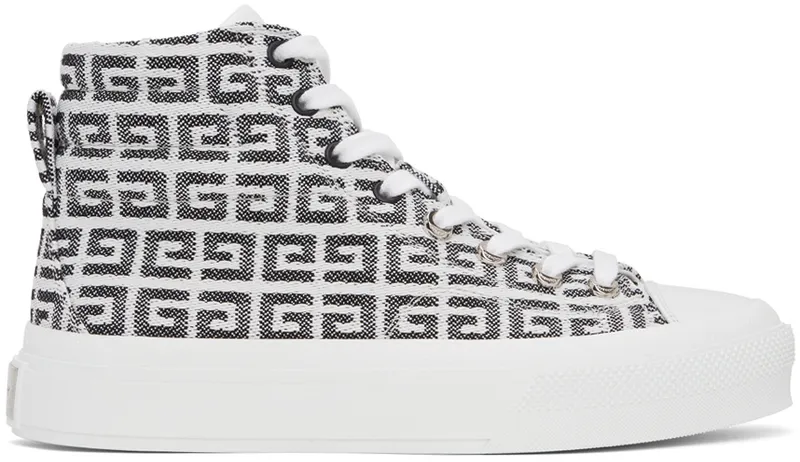 Givenchy White 4G Jacquard City (BE0025E10N004)