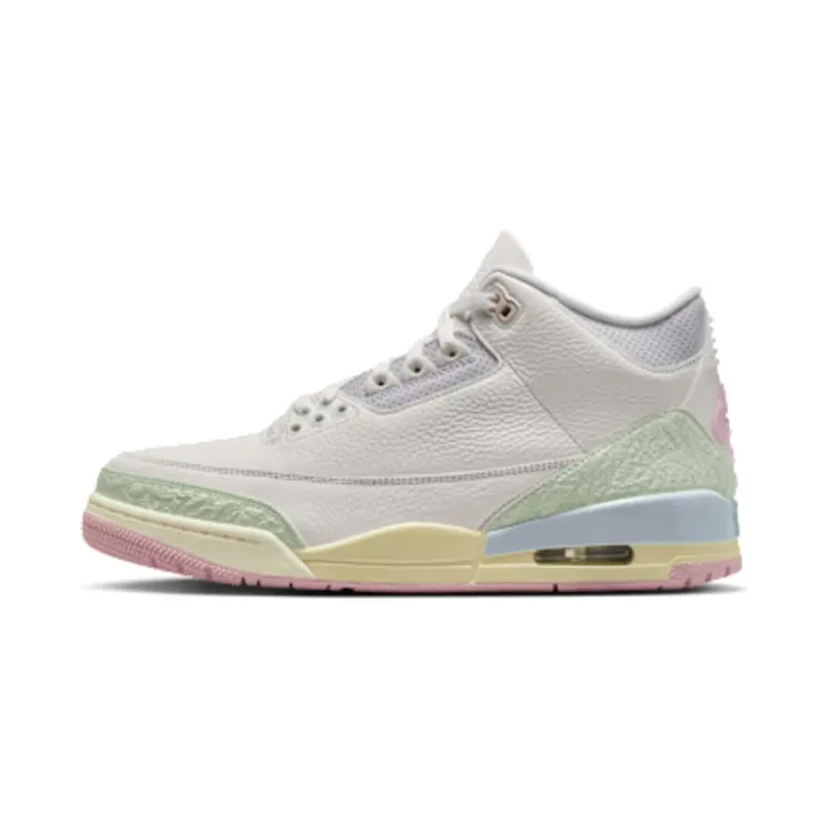 Air Jordan 3 Spring Is In The Air “Sail / Aura / Iced Carmine / Jade Aura” (IF4396-100)