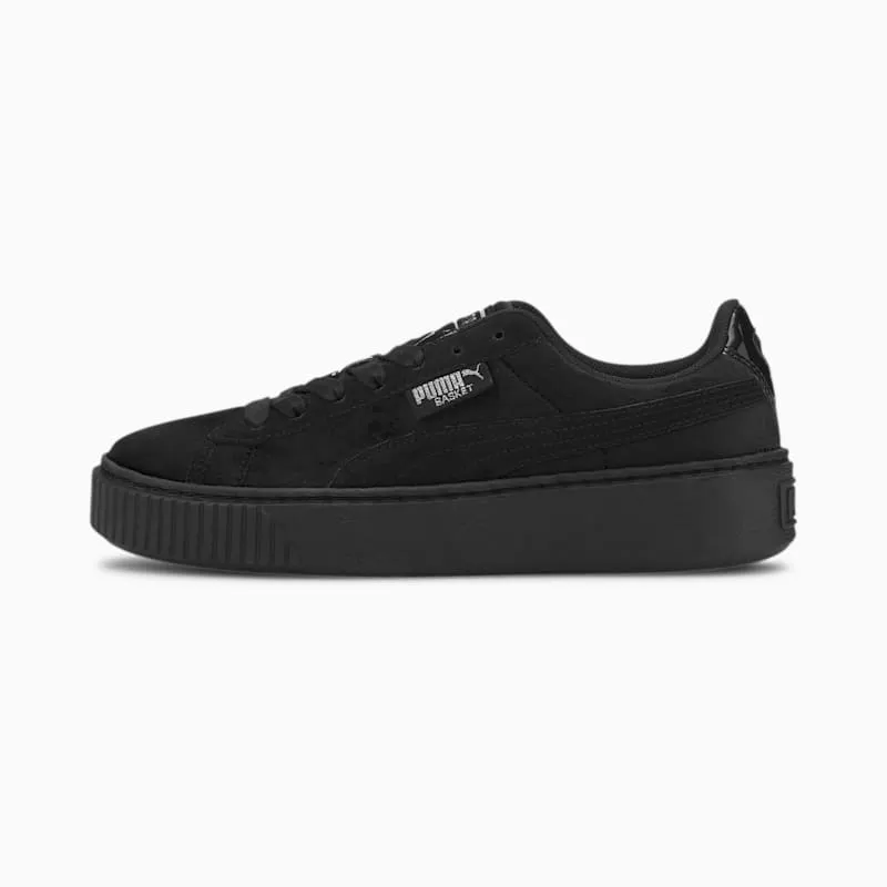 Puma Platform Velvet Black Gold (373935-01)