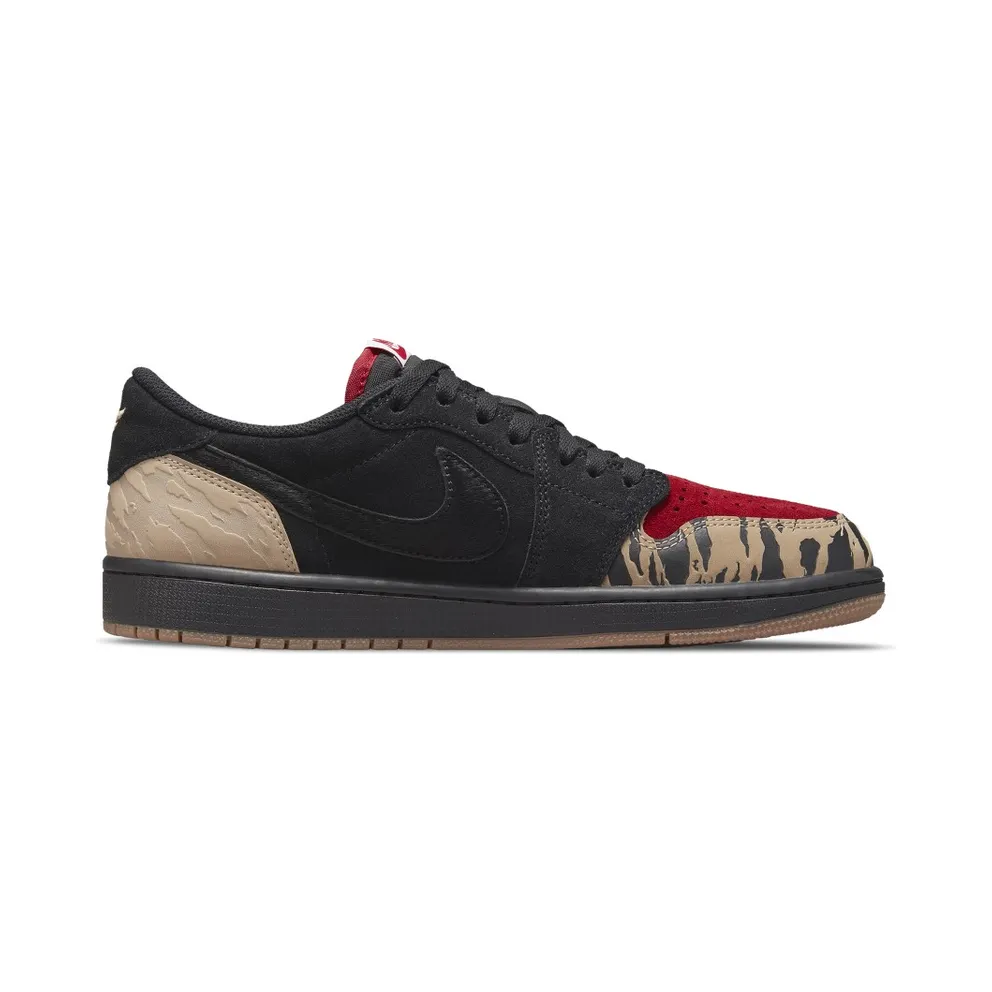 Air Jordan x SoleFly 1 Retro Low – “Black / Red / Beige” (DN3400-001)