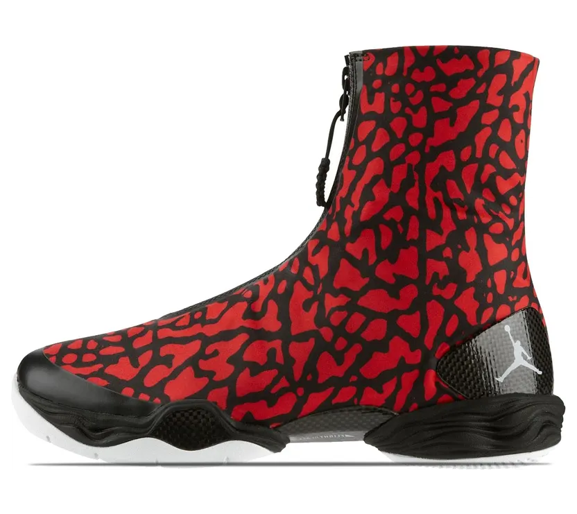 Air Jordan 28 ‘Red Elephant’ Fire Red/White/Black (555109-610)