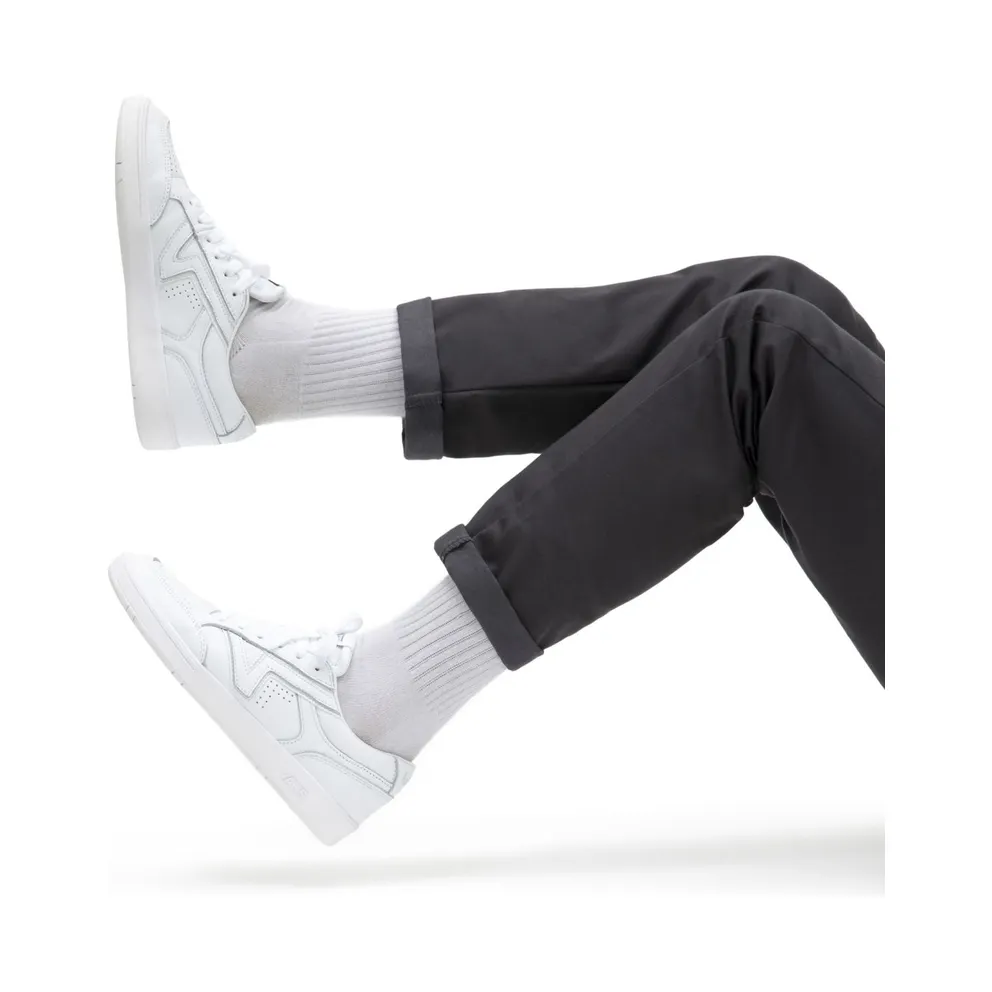 VANS Leather Lowland Cc Shoes (White)