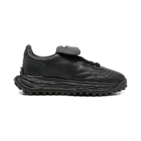 Maison Mihara Yasuhiro aus gekörntem Leder “Black” (A14FW701BLCK)